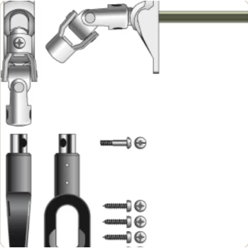 MANCHON MALE HEXAGONE 15,5