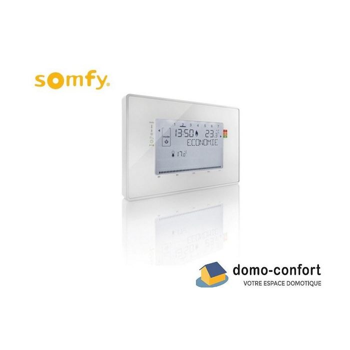 Thermostat programmable filaire - contact sec - compatible TaHoma SOMFY -  Domo Confort